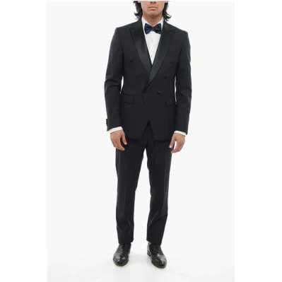 Blue Wool Suits &Amp; Blazer