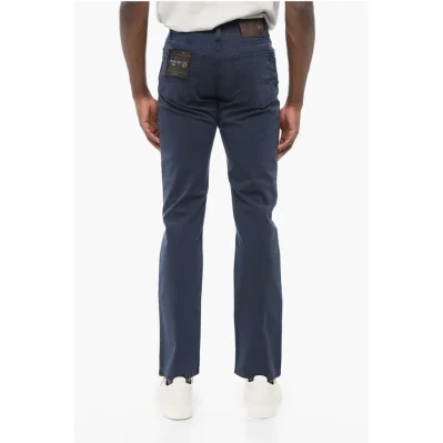 Blue Cotton Pant