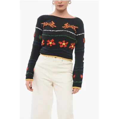 Black Cotton Sweater