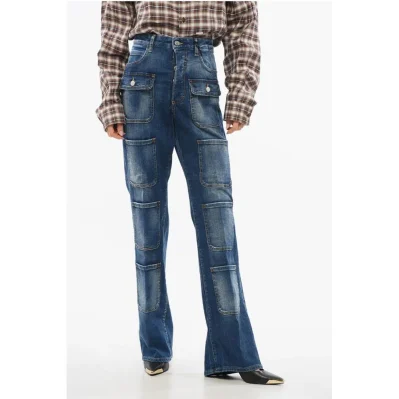 Blue Cotton Jeans Denim