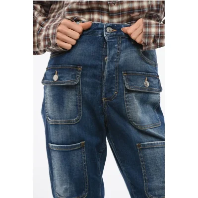 Blue Cotton Jeans Denim