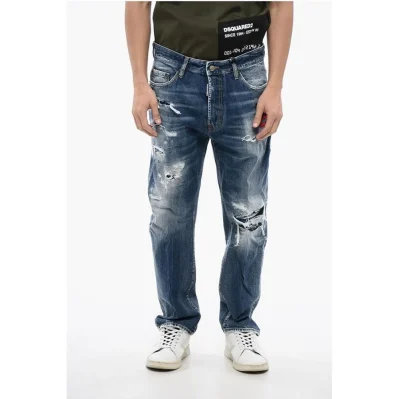 Blue Cotton Jeans Denim