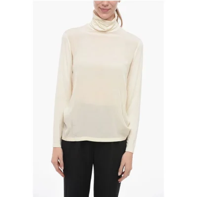 White Viscose Sweater