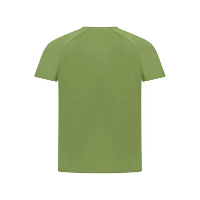 Green Cotton Men T-Shirt