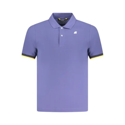 Blue Cotton Polo Shirt