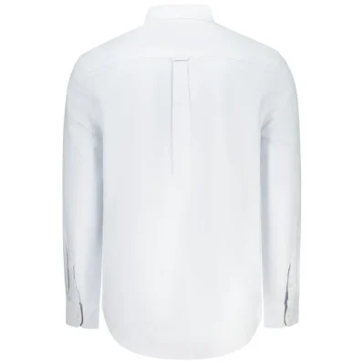 Blue Cotton Men Shirt