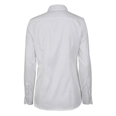 White Cotton Women Shirt