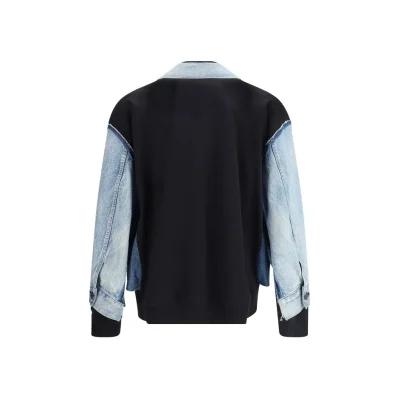Denim Jacket with Cardigan