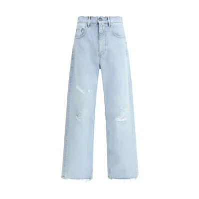 Wide-leg Morgan Jeans