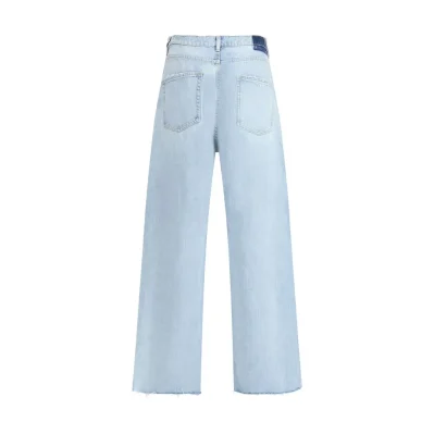 Wide-leg Morgan Jeans