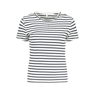 White Cotton Women T-Shirt