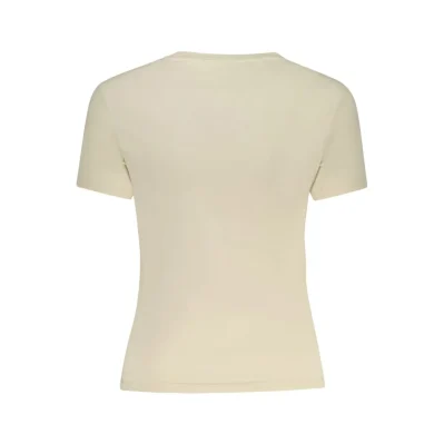 Beige Cotton Women Top