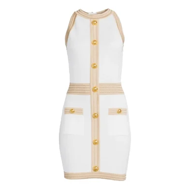 White Viscose Dress