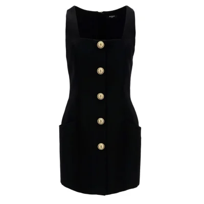 Black Wool Dress