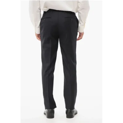 CC COLLECTION Virgin Wool Pants with Hidden Closure