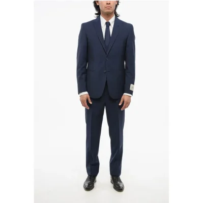 CC COLLECTION 3-Piece REFINED Mohair Blend Suit