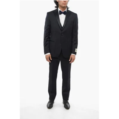 CC COLLECTION Satin Peak Lapel RIGHT Ceremony Suit