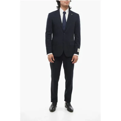 CC COLLECTION Stretch Wool REFINED Suit with Notch Lapel