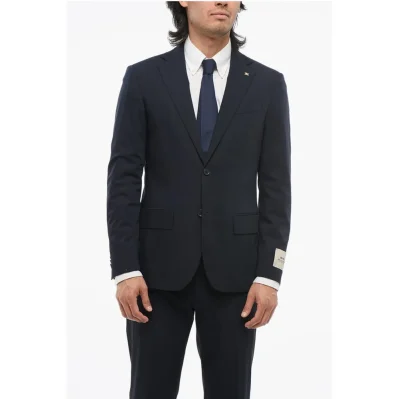 CC COLLECTION Stretch Wool REFINED Suit with Notch Lapel