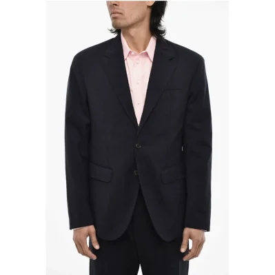 virgin wool turn up cuff 2-button suit