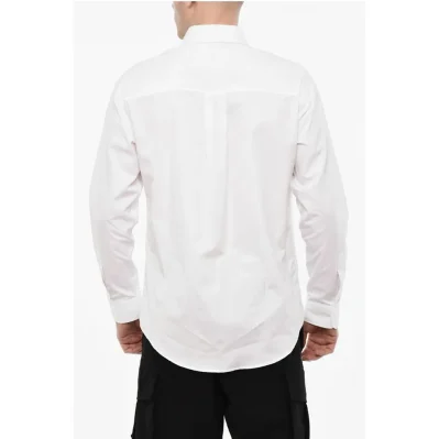 Long Sleeved Shirt With Printed Logo