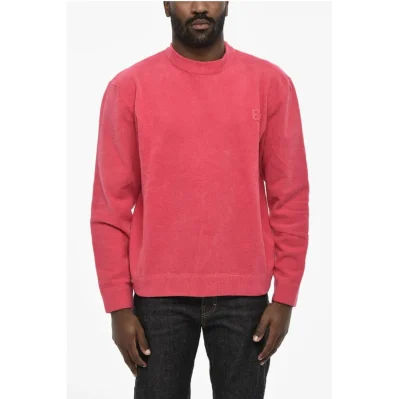Terry Cotton Crew-neck Sweater
