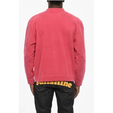 Terry Cotton Crew-neck Sweater