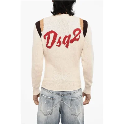 Embroidered Cotton Crew-neck Sweater