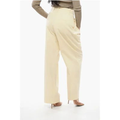 Silk Blend Palazzo Pants