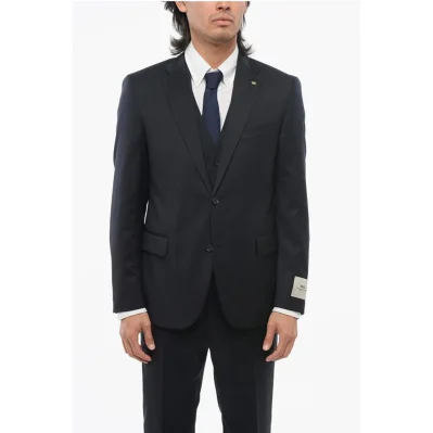 CC COLLECTION 3-Piece RIGHT Virgin Wool Suit
