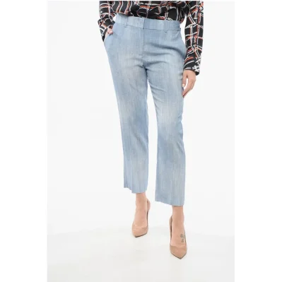 Viscose Cropped Pants
