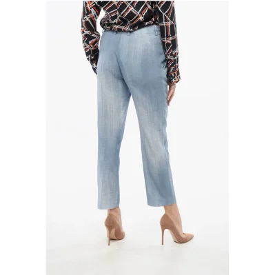 Viscose Cropped Pants