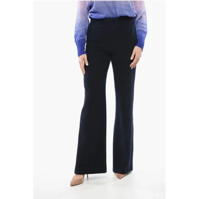 Wool and Cashmere Flared Pants