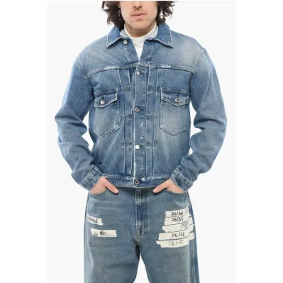 Denim ELU Jacket with Double Breast Pocket