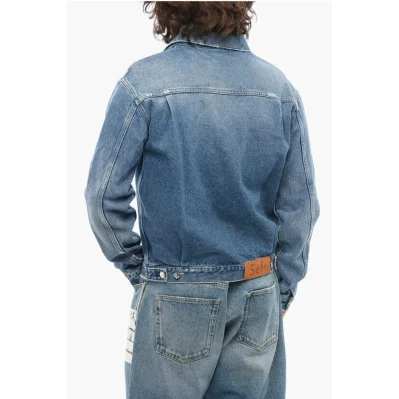 Denim ELU Jacket with Double Breast Pocket