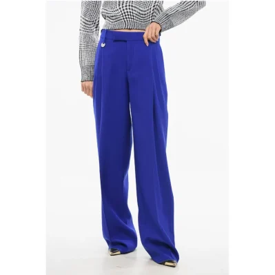 Pleated Wide-leg Pants