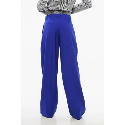 Pleated Wide-leg Pants