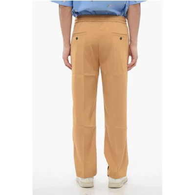 Drawstringed Waist Chinos Pants