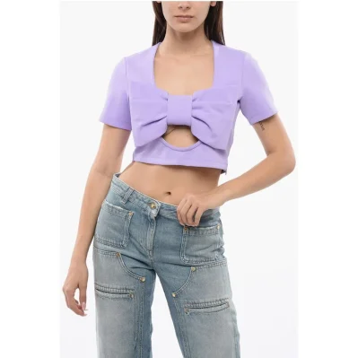 Cropped BANDEAU Top With Maxi Bow