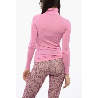 Turtle-Neck SIGNATURE SEAL Long Sleeved Top