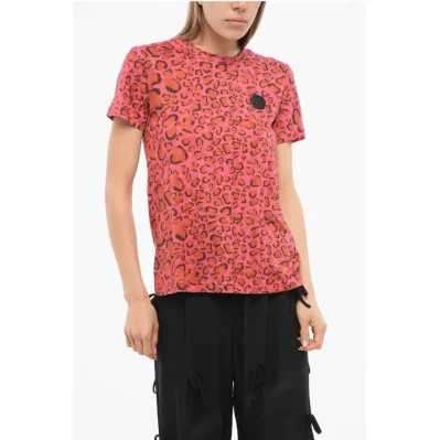Animalier-printed T-shirt