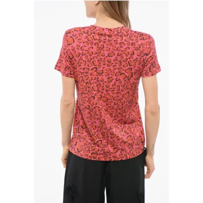 Animalier-printed T-shirt