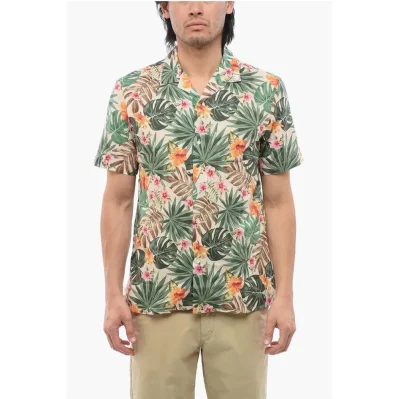 Floral Print Short Sleeved Shirt