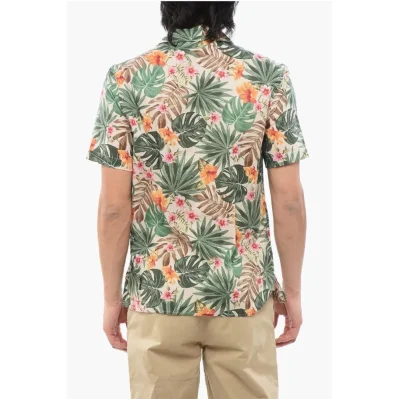 Floral Print Short Sleeved Shirt