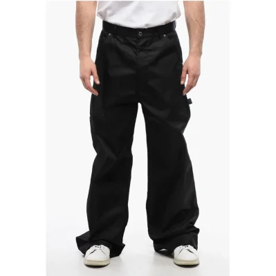 Nylon CARPENTER Pants with Belt Loops