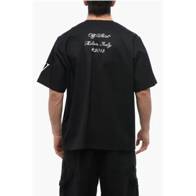 Cotton BASEBALL Shirt with Embroidered Logo