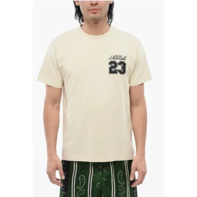 Embroidered 23 T-shirt with Slim Fit