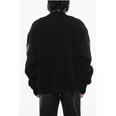 Wool Blend VARSITY Cardigan