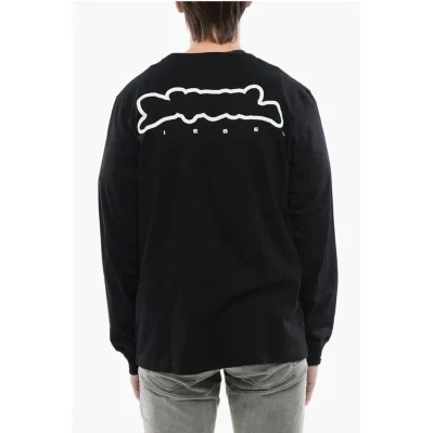 RED TAG Long Sleeves Cotton T-JUST-LS-D Crew-neck T-shirt