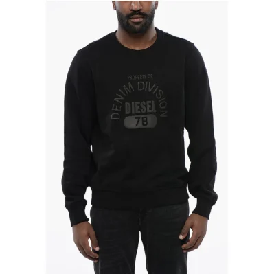 Brushed Cotton S-GINN LOGO E17 Crew-neck Sweatshirt